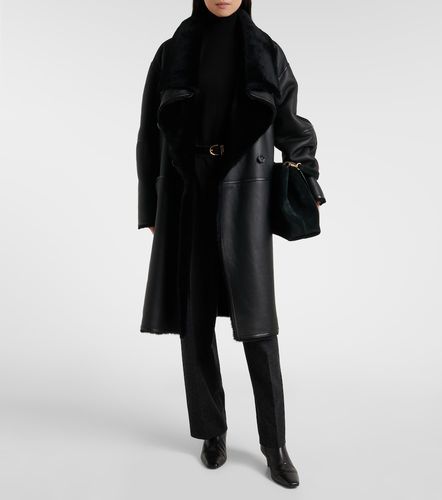 Toteme Manteau en cuir et shearling - Toteme - Modalova