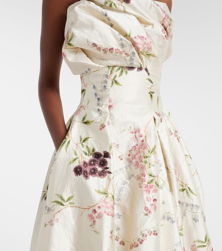 Robe de cocktail à imprimé floral - Erdem - Modalova