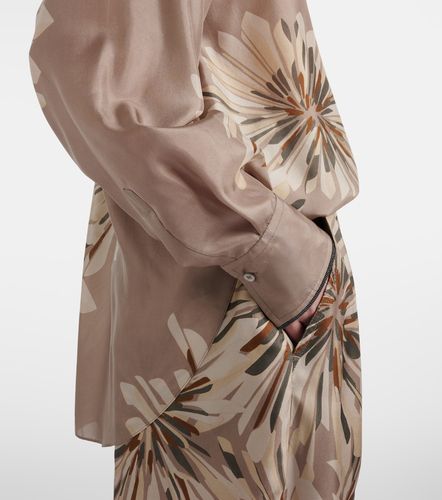 Chemise en soie imprimée - Brunello Cucinelli - Modalova
