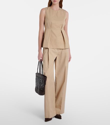 Pantalon ample Camille en coton mélangé - Vince - Modalova