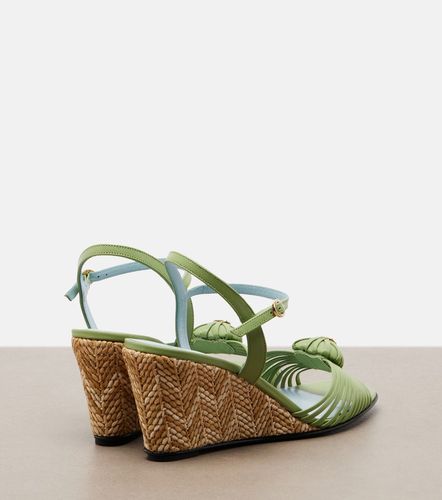 Sandales compensées Cœur Royal en cuir - Valentino Garavani - Modalova