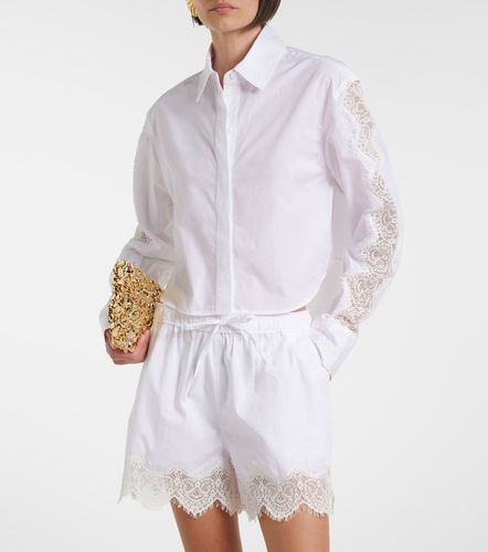 Chemise en coton à finitions en dentelle - Simkhai - Modalova