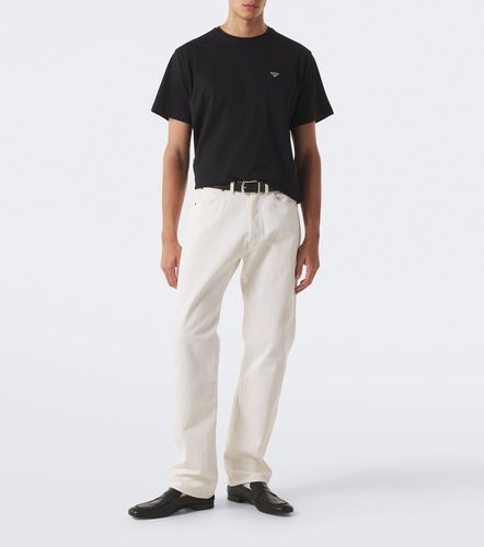 T-shirt en jersey de coton à logo - Prada - Modalova