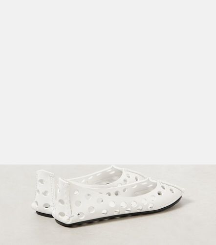 Alaïa Ballerines Perfo en cuir - Alaia - Modalova