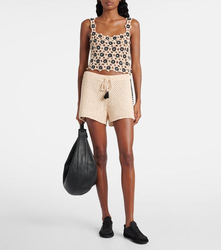 Top raccourci Luminary en crochet de coton - The Upside - Modalova