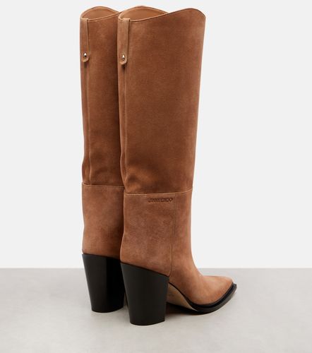 Jimmy Choo Bottes Cece 80 en daim - Jimmy Choo - Modalova