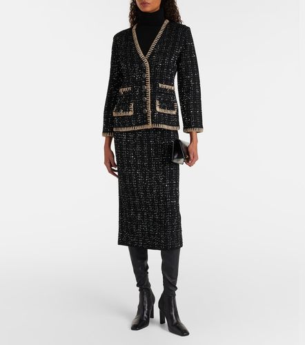 Jupe midi Corbin en tweed - Veronica Beard - Modalova
