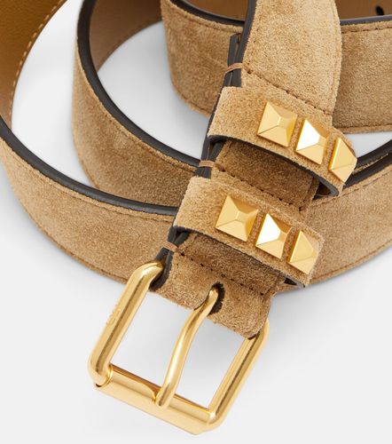 Ceinture Rockstud en daim - Valentino Garavani - Modalova