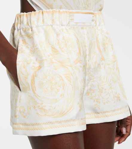 Short Underwater Barocco en soie - Versace - Modalova