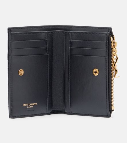 Portefeuille Cassandre Bijou en cuir matelassé - Saint Laurent - Modalova