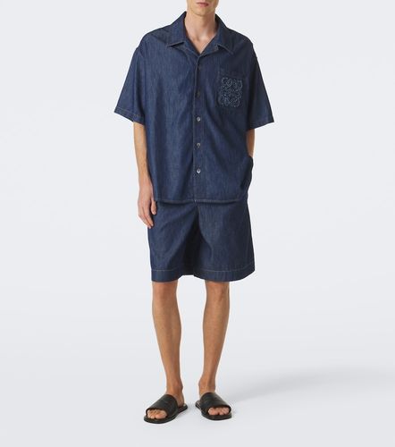 Short Anagram en chambray de coton - Loewe - Modalova