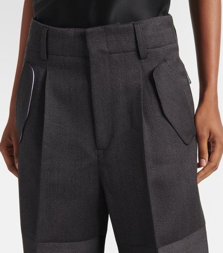 Pantalon ample en laine - Victoria Beckham - Modalova