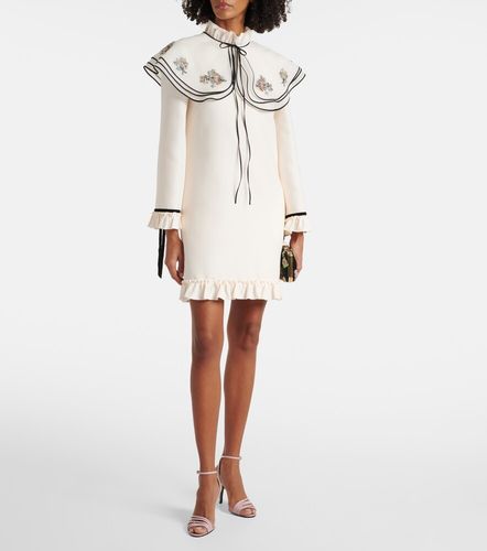 Robe brodée en Crepe Couture - Valentino - Modalova