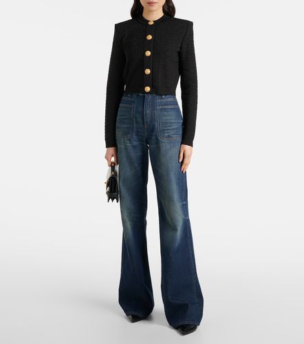 Cardigan PB Labyrinth en lamé - Balmain - Modalova