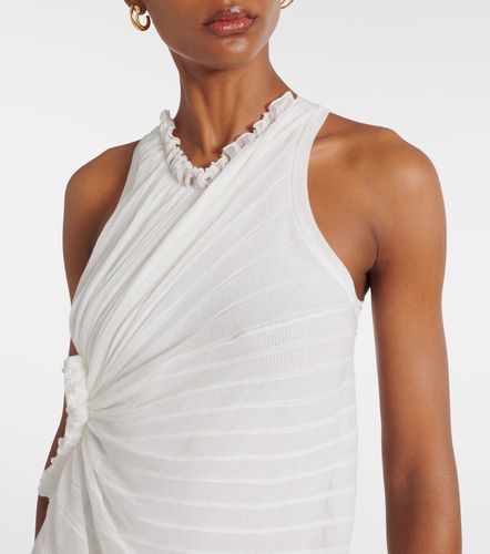 Robe longue en coton mélangé - Victoria Beckham - Modalova