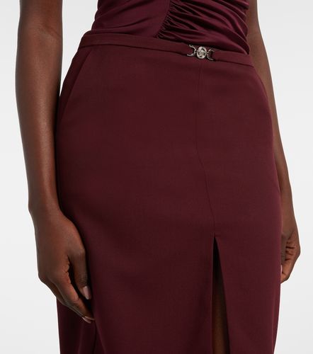 Versace Jupe crayon Medusa en laine - Versace - Modalova