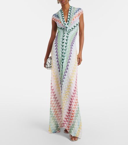 Missoni Robe longue Zigzag en lamé - Missoni - Modalova