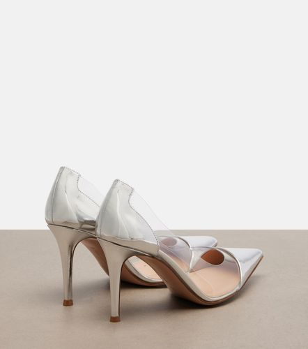 Escarpins Plexi en cuir métallisé et TPU - Gianvito Rossi - Modalova