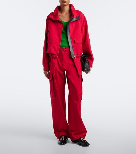 Pantalon cargo en coton et soie - Loewe - Modalova