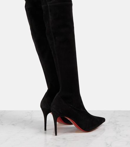 Cuissardes Kate Botta 85 en daim - Christian Louboutin - Modalova