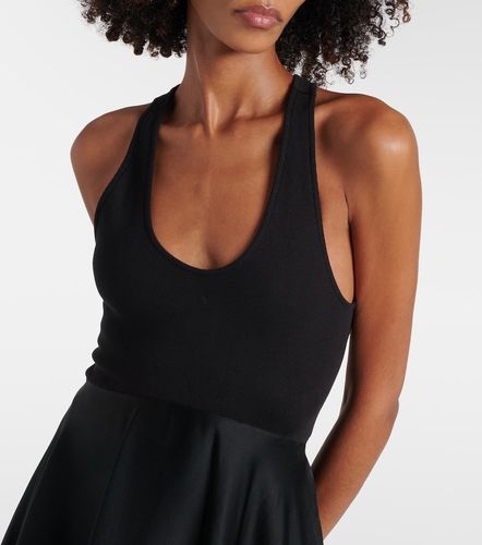 Alaïa Robe midi en coton mélangé - Alaia - Modalova