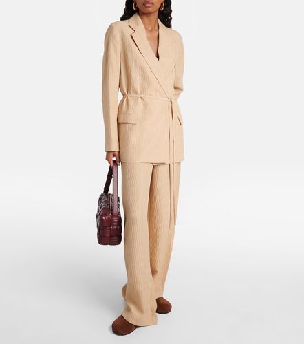 Pantalon ample Gibellina Mawn en soie mélangée - Joseph - Modalova