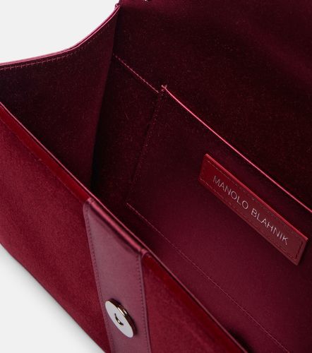 Pochette Capri en velours à ornements - Manolo Blahnik - Modalova