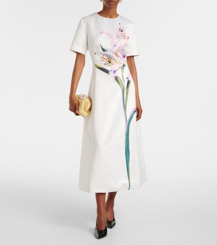 Robe midi Caroline à fleurs - Leo Lin - Modalova