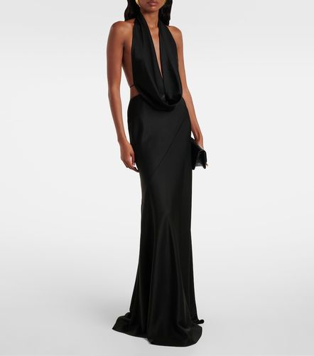 Robe longue en crêpe de satin - Alex Perry - Modalova