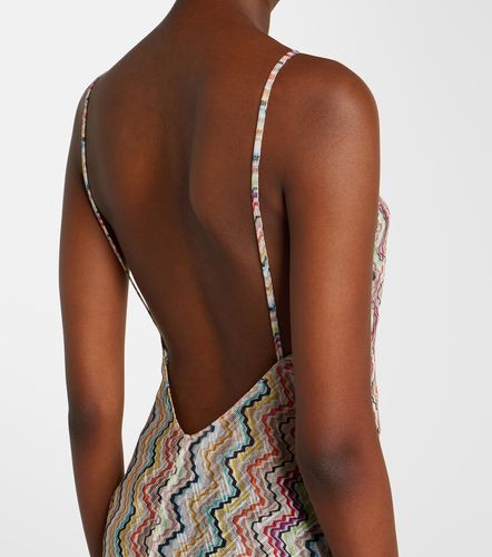 Missoni Robe longue Zigzag en lamé - Missoni - Modalova