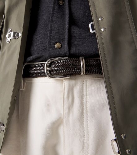 Ceinture en cuir tressé - Brunello Cucinelli - Modalova