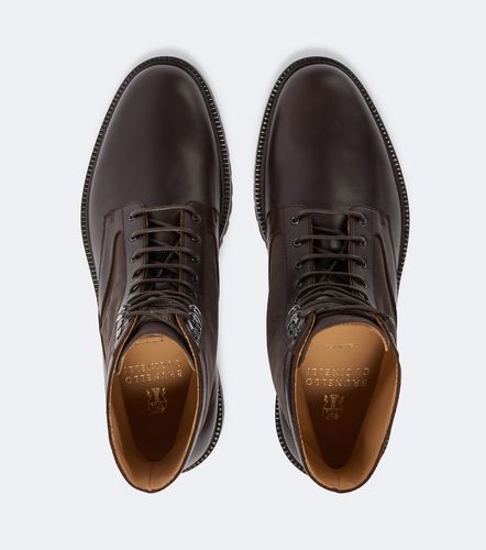 Bottines à lacets en cuir - Brunello Cucinelli - Modalova