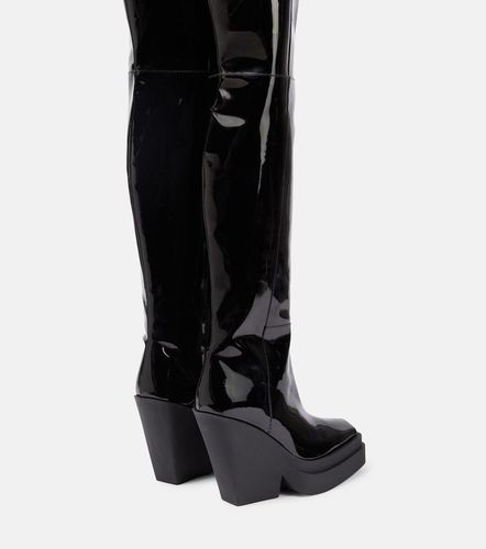 Cuissardes Gia 31 en cuir verni - Gia Borghini - Modalova