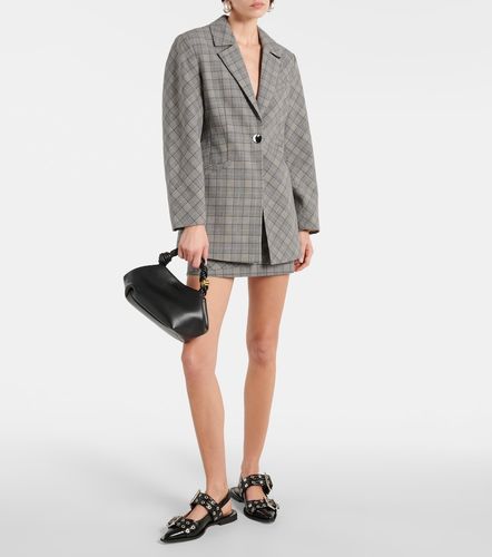 Ganni Blazer à carreaux - Ganni - Modalova