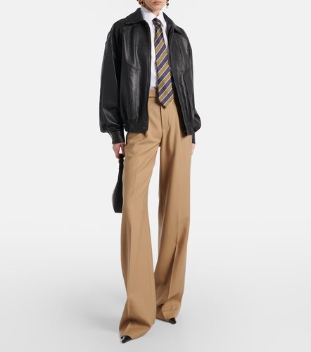 Saint Laurent Veste bomber en cuir - Saint Laurent - Modalova