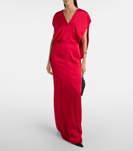 Robe longue en satin - Stella McCartney - Modalova