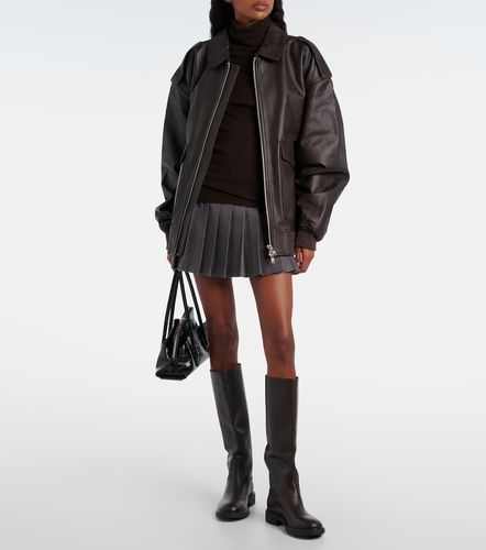 Veste Viper en cuir - The Frankie Shop - Modalova
