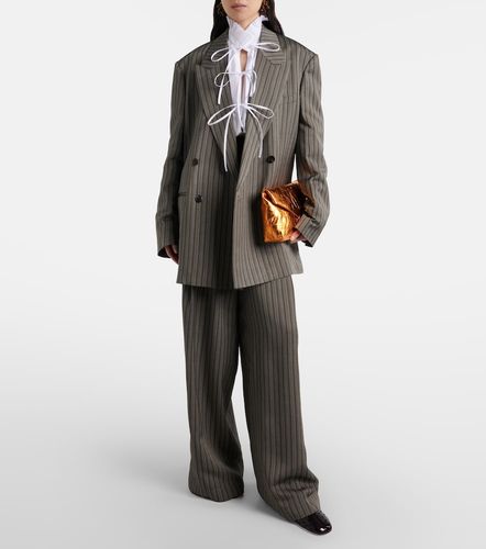 Blazer oversize rayé - Dries Van Noten - Modalova