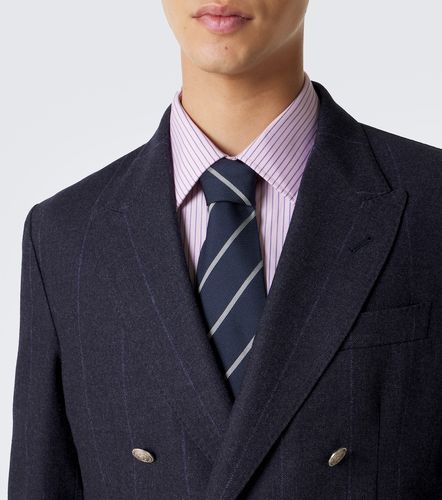 Cravate en soie à rayures - Ralph Lauren Purple Label - Modalova
