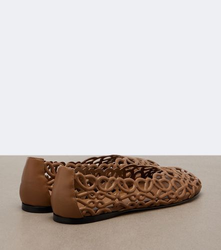 Ballerines Petal Anagram en cuir - Loewe - Modalova
