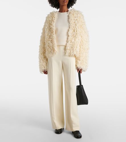 Veste Van en laine mélangée à franges - Fforme - Modalova