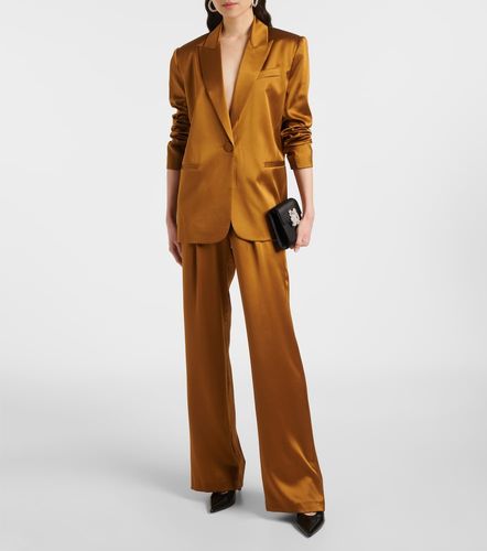 Blazer oversize en satin de soie - The Sei - Modalova