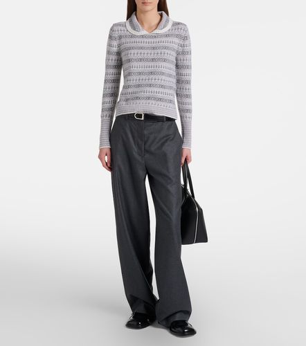 Pull Fair Isle en jacquard - Thom Browne - Modalova