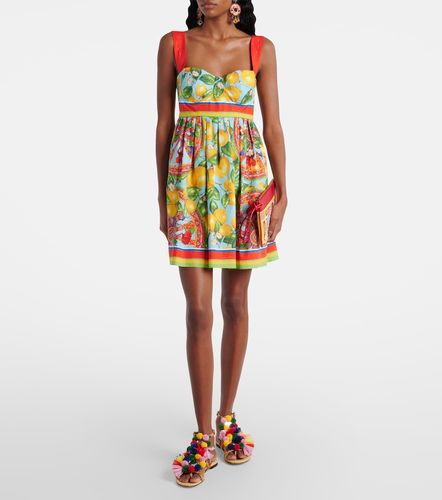 Robe imprimée en coton - Dolce&Gabbana - Modalova