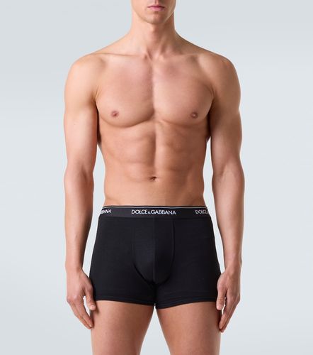 Set de 2 slips en coton mélangé - Dolce&Gabbana - Modalova
