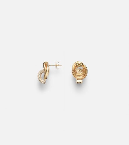 Boucles d’oreilles en or 14 ct et diamants - Stone and Strand - Modalova