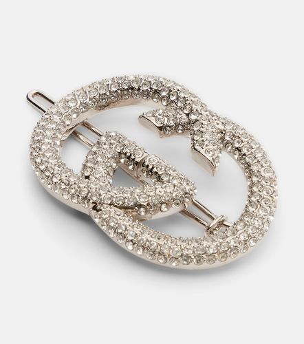 Barrette Interlocking G à cristaux - Gucci - Modalova