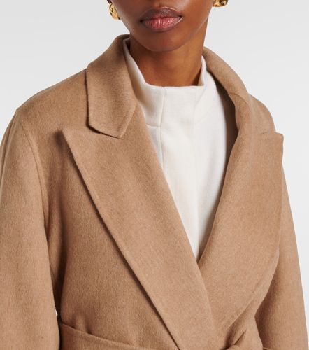 Manteau en poil de chameau à ceinture - Max Mara - Modalova