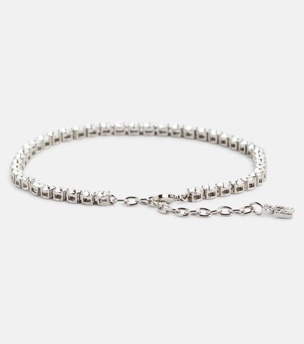 Bracelet de cheville Tennis à ornements - Amina Muaddi - Modalova