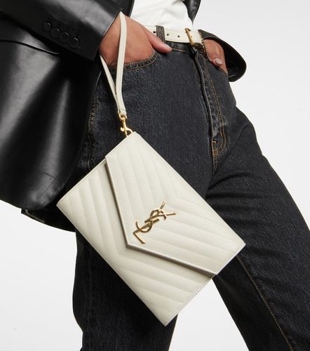 Pochette Cassandre Small en cuir matelassé - Saint Laurent - Modalova